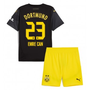 Borussia Dortmund Emre Can #23 Dětské Venkovní dres komplet 2024-25 Krátký Rukáv (+ trenýrky)